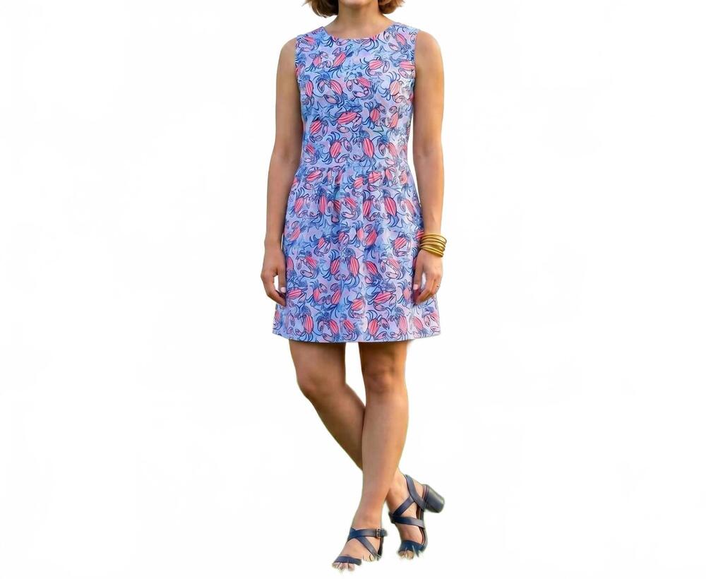 NEW KATHERINE WAY gulf breeze mini dress in crabtown usa